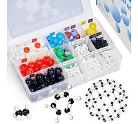 JoyCat Organic Chemistry Model Kit (404 pcs), Molecular Models Kit with Instruction and Stencil, Gifts for Ochem&Inorganic Students and Teachers