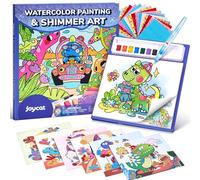 JoyCat Paint with Water Coloring Books, Art & Craft Activity, No Mess Art for Kids Ages 4-8, Craft Kits & Supplies, DIY Creative Activity, Presents for Girls & Boys (Dinosaurs)