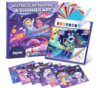 JoyCat Paint with Water Coloring Books, Art & Craft Activity, No Mess Art for Kids Ages 4-8, Craft Kits & Supplies, DIY Creative Activity, Presents for Girls & Boys (Space)