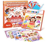 JoyCat Paint with Water Coloring Books, Art & Craft Activity, No Mess Art for Kids Ages 4-8, Craft Kits & Supplies, DIY Creative Activity, Presents for Girls & Boys (Party)