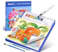 JoyCat Paint with Water Coloring Books for Toddlers, Watercolor Painting Sets for Kids Ages 3-5 4-8, Arts and Crafts Drawing Activities Toy Birthday Gift for Boys Girls（Magic Playhouse）