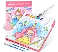 JoyCat Paint with Water Coloring Books for Toddlers, Watercolor Painting Sets for Kids Ages 3-5 4-8, Arts and Crafts Drawing Activities Toy Birthday Gift for Boys Girls(Warm Pink)