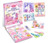 JoyCat Paper Cutting Kits for Kids Ages 3-5, Princess Dreams Scissor Skills