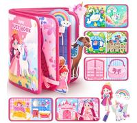 JoyCat Princess Busy Book, Travel Toy for Toddlers 1-3