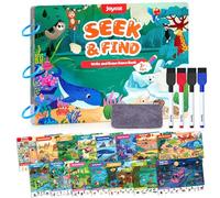 JoyCat S ind Game Book - Animal Preschool Learning Activity for Toddlers & Kids, Travel Activities Toys for Road Trip Car Airplane, Christmas Toys, Educational Gifts for Boys Girls Ages 3-5