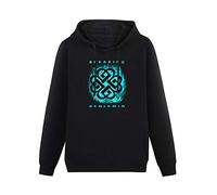 Joyce Breaking Benjamin Hoodies Long Sleeve Pullover Loose Hoody Mens Sweatershirt Size L Black
