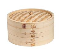 Joyce Chen 2-Tier Bamboo Steamer Baskets, 12-Inch