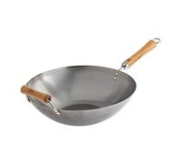 Joyce Chen Classic Series 14-Inch Carbon Steel Wok with Birch Handles