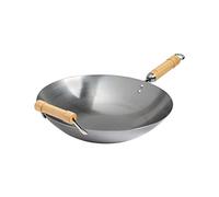 Joyce Chen Classic Series 14-Inch Round Bottom Carbon Steel Wok with Birch Handles