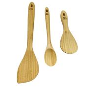 Joyce Chen J33-2018 Burnished Bamboo 3 pc Stir Fry Set, Natural