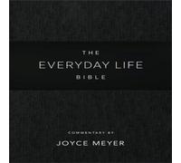 Joyce Meyer Everyday Life Bible: Black LeatherLuxe® Hardback Book Joyce Meyer Multicolor