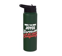 Joyce Sarcasm Love Language Saying Funny Joyce Name Stainless Steel Insulated Water Bottle