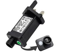 Joycome Transformer for Christmas Lights 31V 6W Transformer Plug with 8 Modes, Timer Function, Replacement Power Supply 3 Pin UK Plug Adapter for Outdoor Christmas String Lights