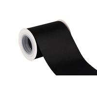Joycrosso 75mm Width Grosgrain Ribbon 4.5 Meters-Roll Set for Chair Sash Gift Wrapping Party Favor Home Decoration Craft Supplies, Black