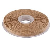 Joycrosso 9mm Wide Natural Burlap Fabric Natural Jute Beautiful Burlap Ribbon Great for Wedding Gift Wrapping Home Décor Floral Arrangement, 22 Meters-Roll
