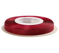 Joycrosso 9mm Wine Shimmer Sheer Organza Ribbon Sheer Chiffon Ribbon 45 Meters-Roll Multiple Colors Available for Gift Wrapping Wedding Events Christmas Décor