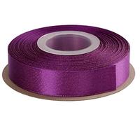 Joycrosso Purple Double Faced Glitter Ribbon, Luxury Gold Purl Ribbon, 22mm x 22 Meters, Great for Gift Wrapping Wedding Decoration Floral Arrangement