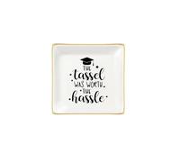 JoycuFF Graduation Gifts for Her,Ceramic Jewelry Tray 2024 Graduation Gifts Special Meaning gifts High School Middle College Master Degree Phd Graduation Gift