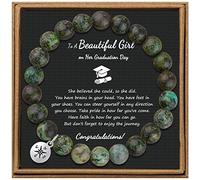 JoycuFF Graduation Gifts for Her Him Class of 2025 Graduation Bracelets Inspirational Graduation Compass Bracelet for Women College Graduation Gift for Him Her, 7", Stainless Steel, no gemstone