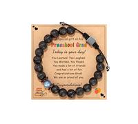 JoycuFF Graduation Gifts for Him Her Class of 2025 Grad Graduate Congratulations Graduation Bracelets Gift for Son Grandson Daughter Granddaughter Nephew, 6-8inches, Stainless Steel, no gemstone