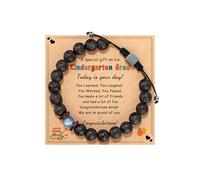 JoycuFF Graduation Gifts for Him Her Class of 2025 Grad Graduate Congratulations Graduation Bracelets Gift for Son Grandson Daughter Granddaughter Nephew, 6-8inches, Stainless Steel, no gemstone