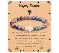 JoycuFF Teen Jewelry Bracelets for Teen Teenage Gifts Ideas Trendy Stuff, 6 8 9 10 11 12 13th 16 Year Old Birthday East Christmas Gifts, 5 UK, Stone, no gemstone