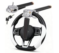 JoyCushy Car Steering Wheel Lock,Universal Hook,Anti-Sawing,Anti-Drilling,Shearproof,Car Lock Against Theft for Breaking Window