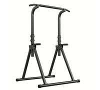 JoyCushy Pull Up Station, Power Tower Pull Up Bar, 200kg/440lb Max Capacity 6-Level Adjustable Multi-Function Free Standing Pull Up Bar for Home Gym Strength Training Fitness Workout Equipment