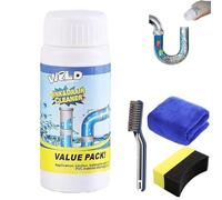 Joycuts Drain Cleaner, Wild Sink and Drain Cleaner, Powerful Sink & D-rain Cleaner, Wild S-ink and D-rain Unblocker, W-ild Pipe Clean-er, for Kitchen Bathroom Toilet Shower (1 Pcs)