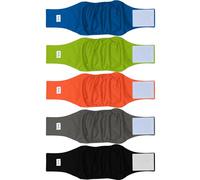 JoyDaog Reusable Dog Belly Bands for Male Dogs Diapers,5 Pack Premium Washable Dog Diapers Male Doggie Nappies Wrap,XL