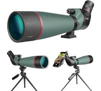 JoyDate 20-60x80mm HD Spotting Scope with Tripod, Smartphone Adapter, Carrying Case, BAK4, Waterproof Scope for Target Shooting Birdwatching Hunting Wildlife Scenery