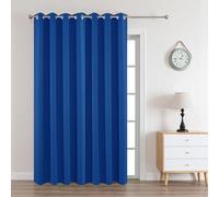 Joydeco Custom Size Royal Blue Blackout Curtain Bedroom 1 Panel, 85% Light Blocking Eyelt Thermal Insulated Window Curtain Drape for Indoor Decoration Room Darkening Privacy Protection