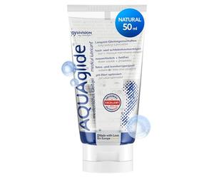 Joydivision AQUAglide 50 ml Lubricant Natural, Odorless & Transparent, Crystal-Clear Lubricant, Suitable for Latex Condoms