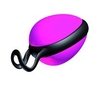 JOYDIVISION Joyballs Secret Single - Loveballs Single Pink | Vaginal Ball for Pelvic Floor Exercise | Pleasure Balls Made from Silikomed/TPE | Compatible with Water-Based lubricants and Silicone