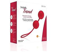 JOYDIVISION Joyballs Trend, Love Balls in red, Pelvic Floor Training Balls Made of Silikomed
