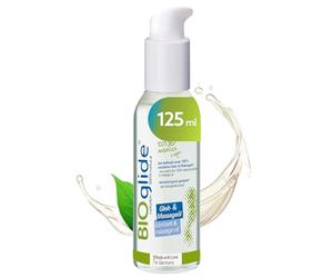 JOYDIVISION Original BIOglide 2-in 1 Massage & Lubricant 125 ml I 100% Natural & Vegan I Free from parabens and Synthetic fragrances