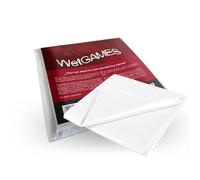 JOYDIVISION SexMAX WetGAMES Sheet white I Bed Sheet 180 x 220 cm I PVC Sheet for partner games & massages I Moisture protection for bed I washable up to 30°C I Bed Sheets waterproof