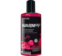 JOYDIVISION Warmup 150 ml Massage Liquid with Fruity Raspberry Scent & Taste | Warming Effect | Like Massageoil