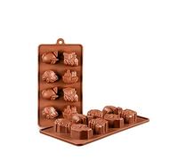 Joyeee 2Pcs Silicone 3D Car Shape Non-stick Candy Molds, Homemade Vehicles Car Chocolate Cookies Soap Candle Crayon Plaster Polymer Clay DIY Mold Pan Tray, Cake Topper Decorating Tool, Kids Fun Maker