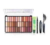 Joyeee 39 Colours Eyeshadow Palette Makeup Gift Set, Combination with Mascara Eyeliner Lip Oil, Essential Starter Bundle for Women Girls, Portable Eye Makeup Beauty Travel Set