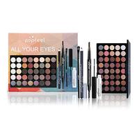 Joyeee 40 Colours Eyeshadow Palette Makeup Gift Set, Combination with Mascara Eyebrow Pencil Eyeliner Eyeshadow Brush, Essential Starter Bundle for Women Girls, Portable Eye Makeup Beauty Travel Set#1
