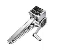 Joyeee Cheese Grater with Handle, Stainless Steel Multipurpose Food Vegetable Potato Hand Grater for Grating and Shredding Hard Cheese, Chocolate, Medium, Walnuts, Potato, Carrot