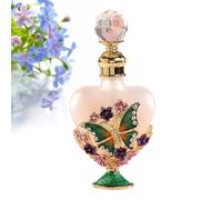 Joyeee Empty Mini Glass Perfume Bottle Miniature Vintage Crystal Decanter Essential Oil for Travel Business