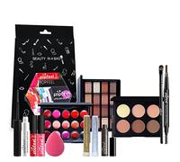 Joyeee Makeup Gift Set, 12 Pcs Full Kit Come with Eyeshadow Lipstick Lipgloss Concealer etc, for Face Eyes Lip, Complete Starter Bundle for Women and Girls, Portable Beauty Set with Storage Bag#3