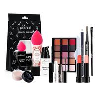 Joyeee Makeup Gift Set, 12 Pcs Full Kit Come with Eyeshadow Lipstick Lipgloss Concealer etc, for Face Eyes Lip, Complete Starter Bundle for Women and Girls, Portable Beauty Set with Storage Bag#2