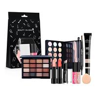 Joyeee Makeup Gift Set, 12 Pcs Full Kit Come with Eyeshadow Lipstick Lipgloss Concealer etc, for Face Eyes Lip, Complete Starter Bundle for Women and Girls, Portable Beauty Set with Storage Bag#1