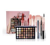 Joyeee Makeup Kit All-in-one Girls Makeup Gift Set for Women Full Starter Cosmetics Kit, Include Eye Brushes Set, Eyeshadow Palette, Eyebrow Pencil, Mascara, Eyeliner Pencil, SET002A