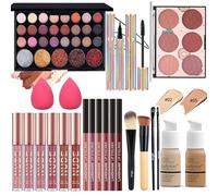 Joyeee Makeup Sets for Women Full Kit, All in One Makeup Gift Set, Make up Set for Teenagers Girls, Makeup Bundle Include Eyeshadow Palette Lipstick Lipliner Mascara Blush Eyeliner Foundation Brush