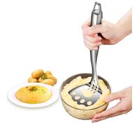 Joyeee Mashed Potato Masher, Bean Smasher with Stainless Steel Handle, Heavy Duty Meat Masher Triturador de Papas para Pure, Suit for Potato, Guacamole, Fruits, Avocado, Bean and More