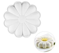 Joyeee Sunflower Baking Pan, Round Flower Molds Silicone Baking Mold Cake Tray, Flower Cake Pan Baking Supplies Tools, Children's Day and Christmas Gifts for Bakers, Mom, Daughter and Friends